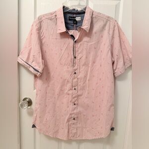 Dirty Laundry Light Pink Casual Button Down Shirt